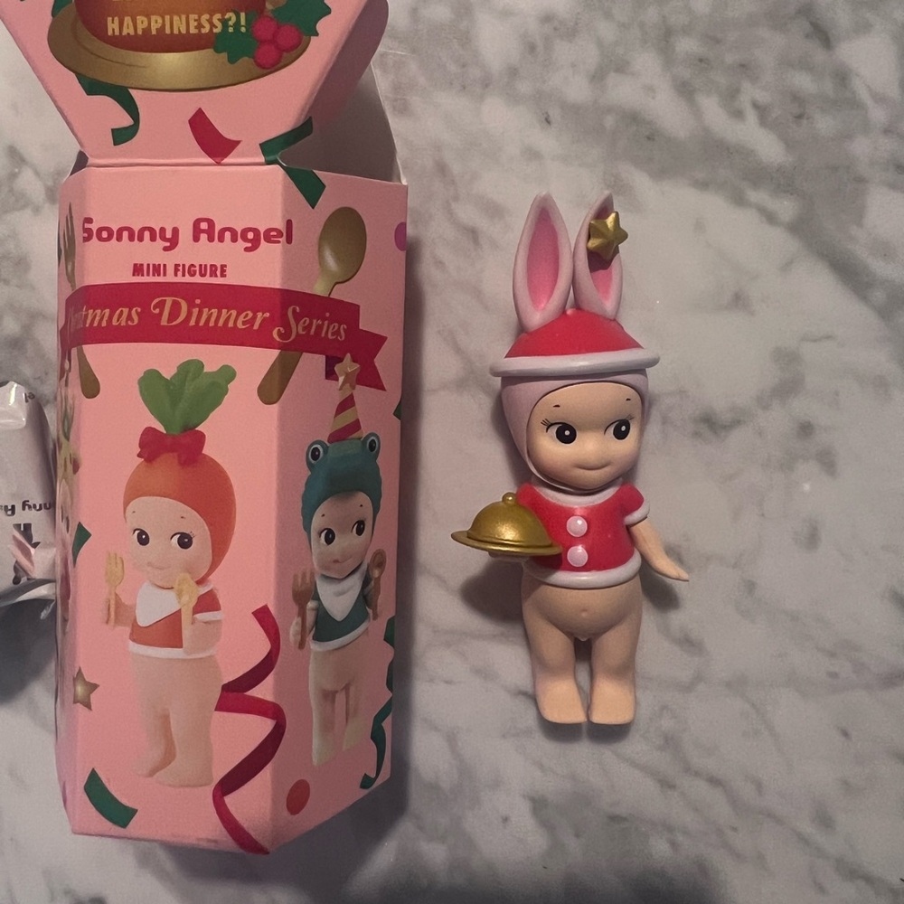 Sonny Angel SECRET Bunny figure, Christmas Dinner Series 2024
